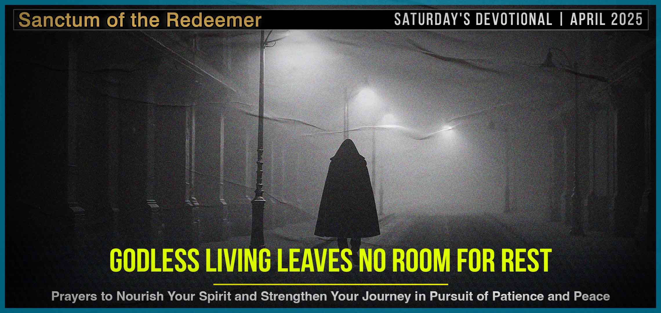 Saturday's Devotional for April