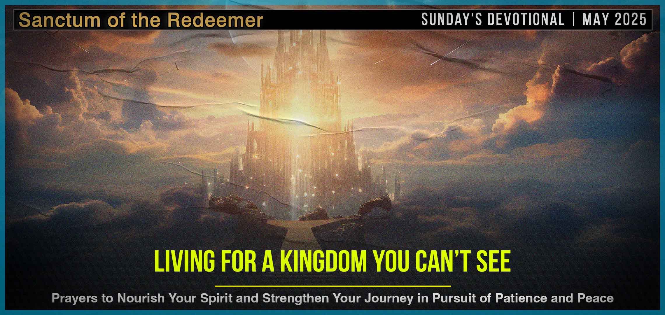 Sunday's Devotional for May